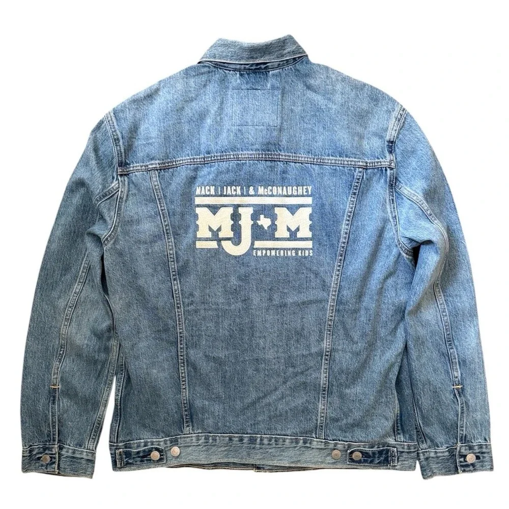 Levi Strauss Premium Denim Jacket Texas MJM Mack Jack & Matthew McConaughey  XL